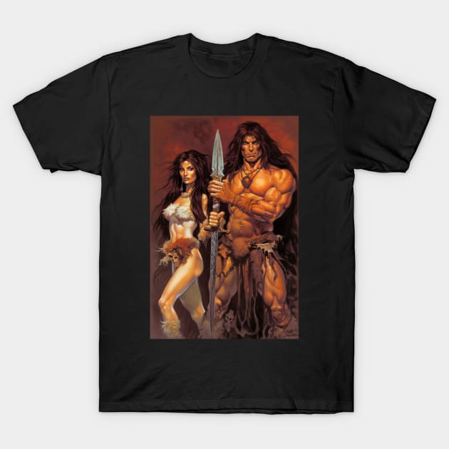 Conan and Belit T-Shirt by ForbiddenGeek